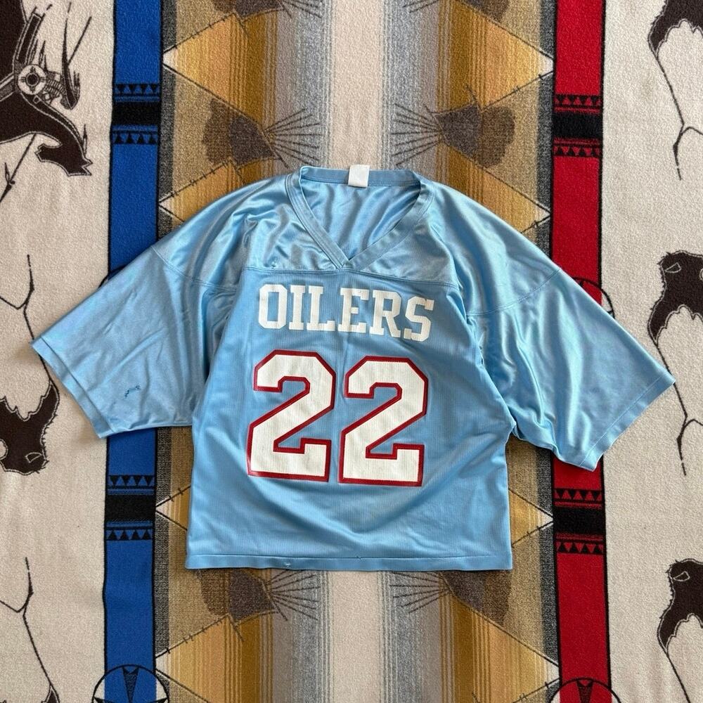 Vintage 80s/90s Houston Oilers Football Jersey Size Medium NFL Football